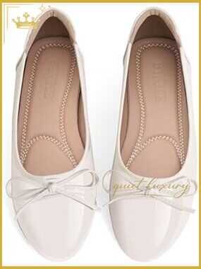 Comfortable Ballet Flats Memory Foam Slip-On Work Shoes Round Toe
